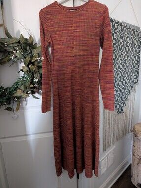 Beautiful Soft Long Sleeve Knit Maxi Dress Banana Republic Medium